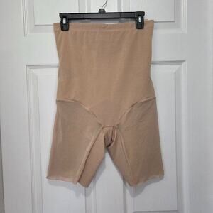 HoneyLove Sculptwear SuperPower Short Women Sz XL Tan Brown Shapewear